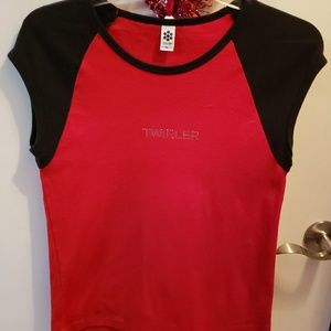 Rhinestone "Twirler Tee"